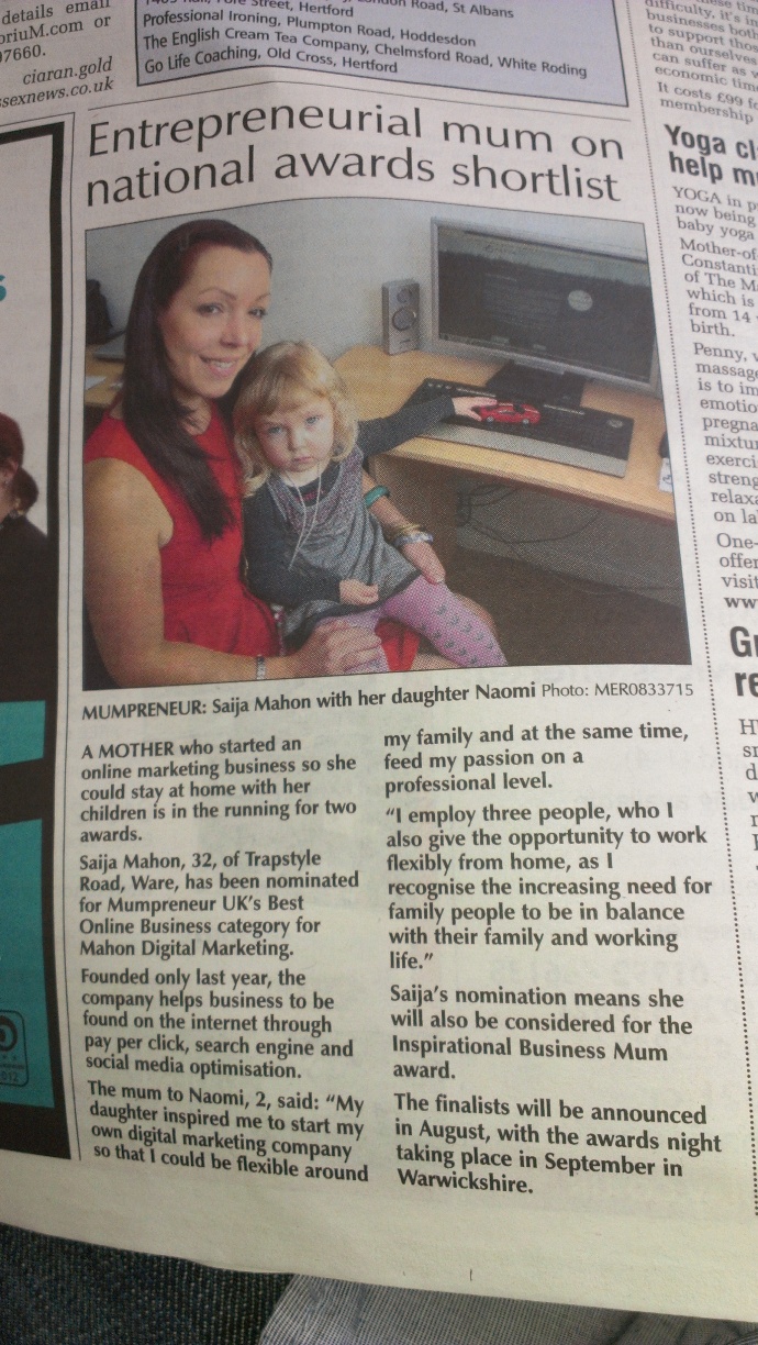 Saija Mahon in the Mercury